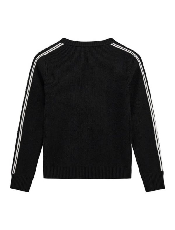 Pullover manica lunga Guess - nero