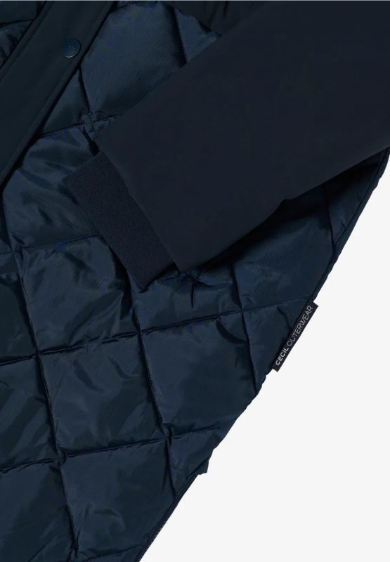 Cappotto curvy Cecil - blu