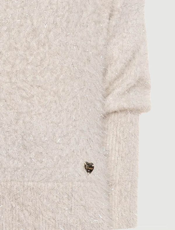 Maglia manica lunga Guess - crema