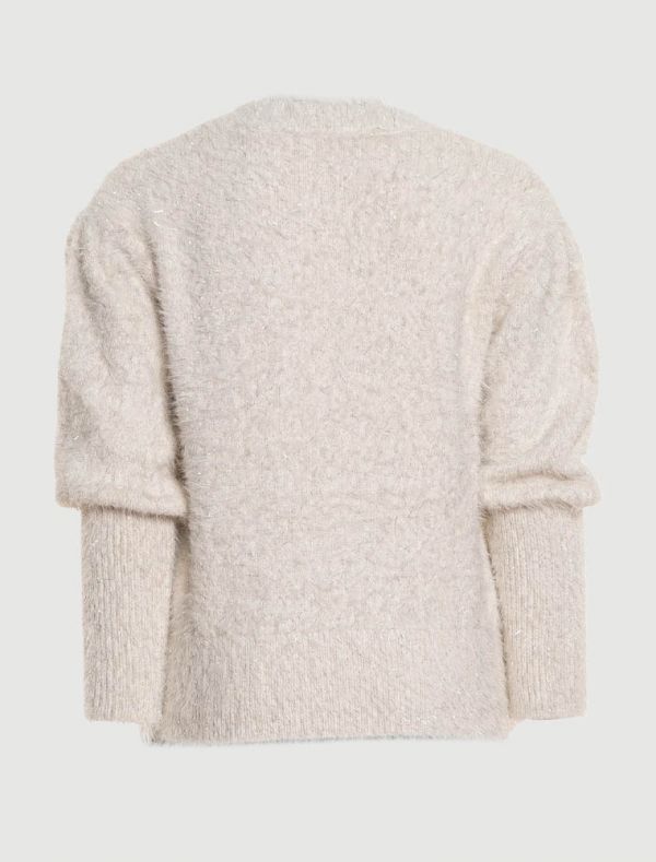 Maglia manica lunga Guess - crema