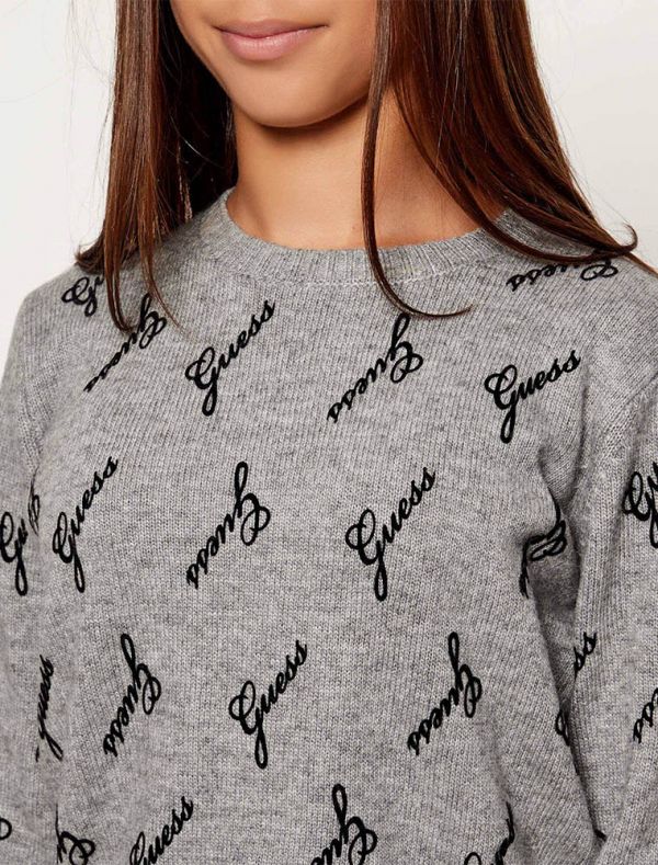 Maglia manica lunga Guess - grigio
