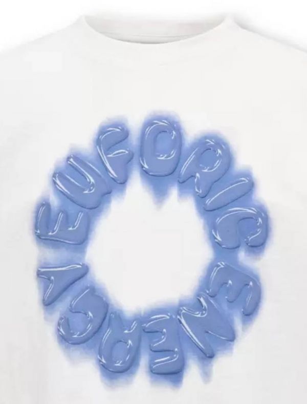 T-shirt manica corta Only - bianco azzurro