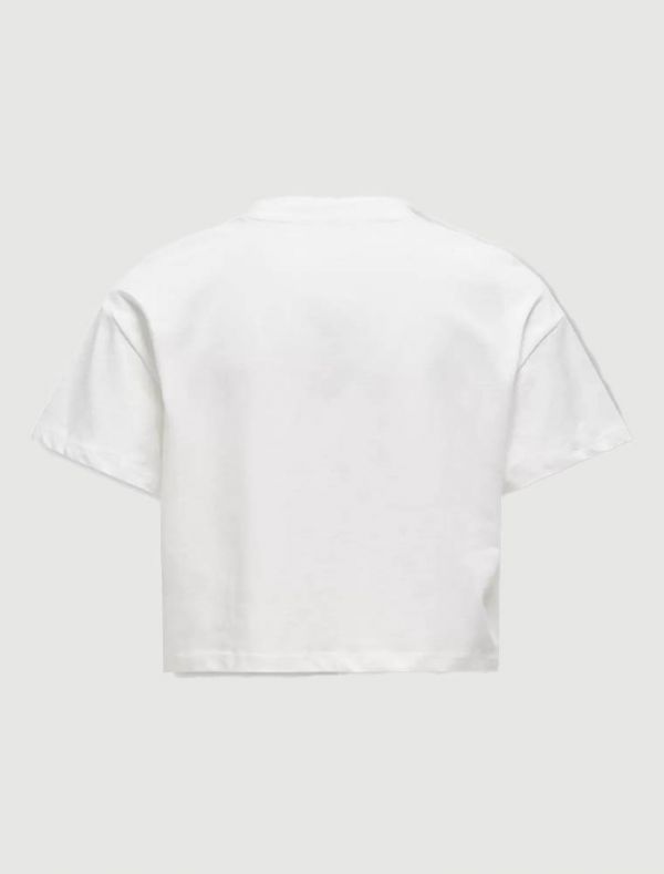 T-shirt manica corta Only - bianco azzurro