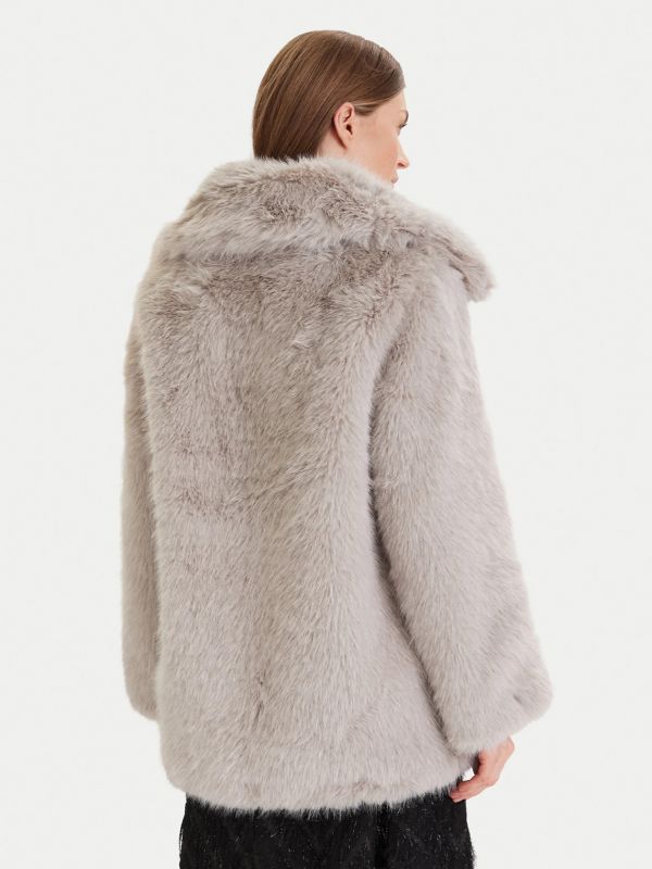 Pelliccia eco Only - beige chiaro