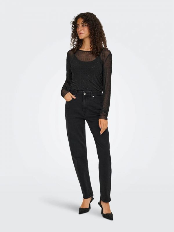 Maglia manica lunga Only - black