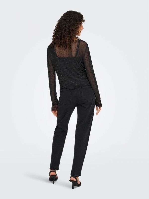 Maglia manica lunga Only - black