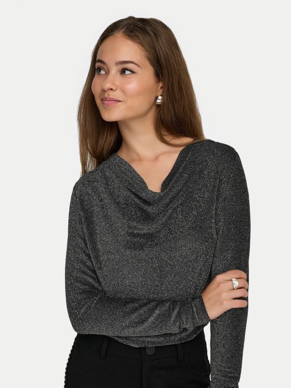 Maglia manica lunga Only - black