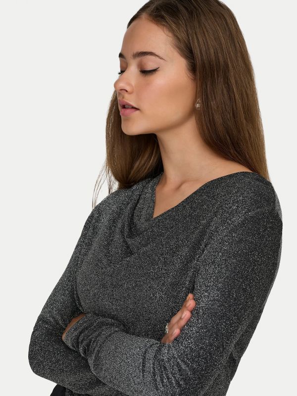 Maglia manica lunga Only - black