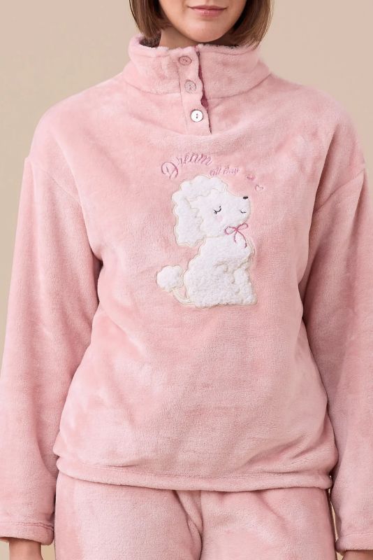 Pigiama lungo Noidinotte - rosa