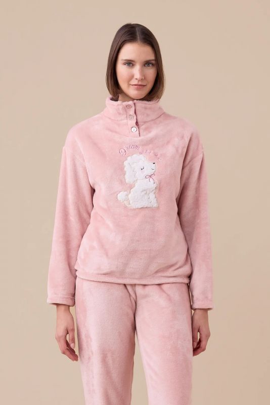 Pigiama lungo Noidinotte - rosa