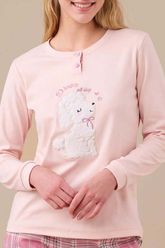 Pigiama lungo Noidinotte - rosa