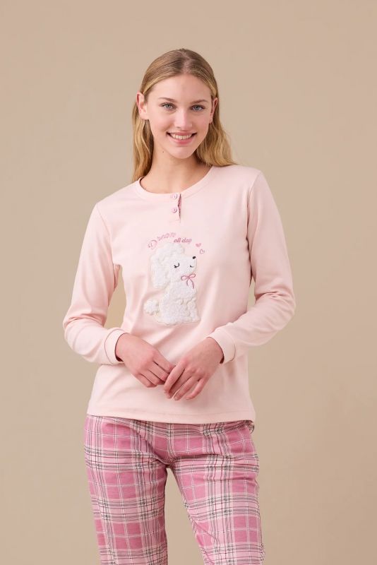 Pigiama lungo Noidinotte - rosa