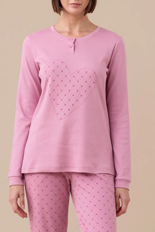 Pigiama lungo Noidinotte - rosa