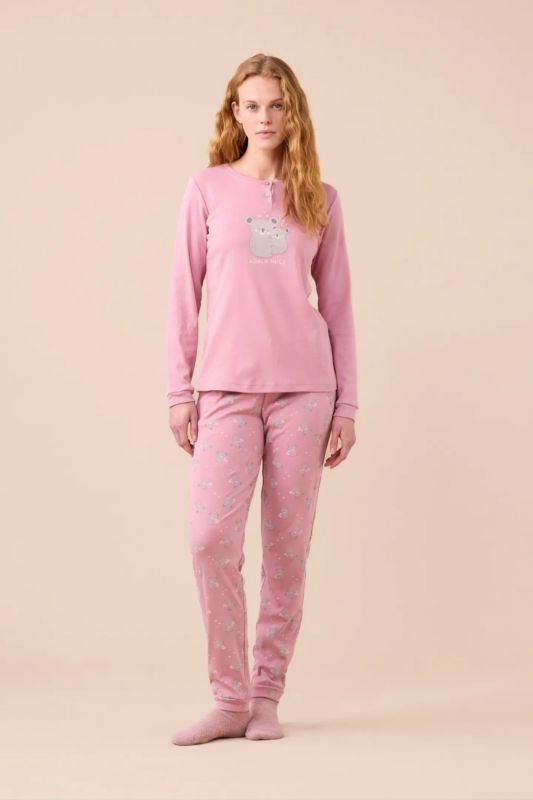 Pigiama lungo Noidinotte - rosa