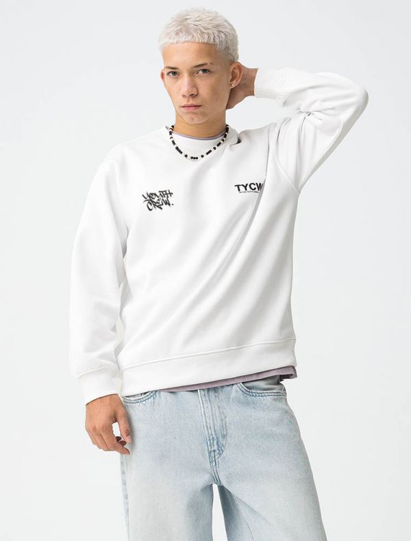 Maglia in felpa Tiffosi - bianco