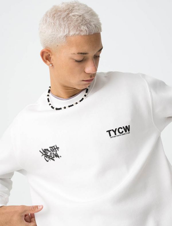 Maglia in felpa Tiffosi - bianco