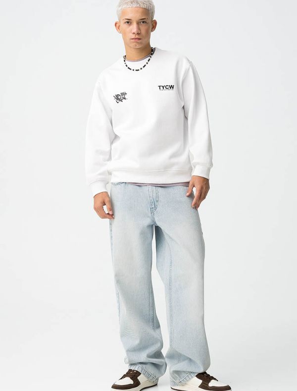 Maglia in felpa Tiffosi - bianco