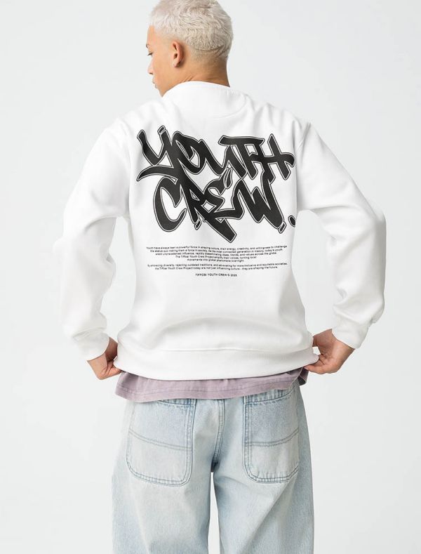 Maglia in felpa Tiffosi - bianco