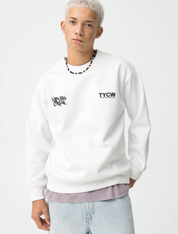 Maglia in felpa Tiffosi - bianco