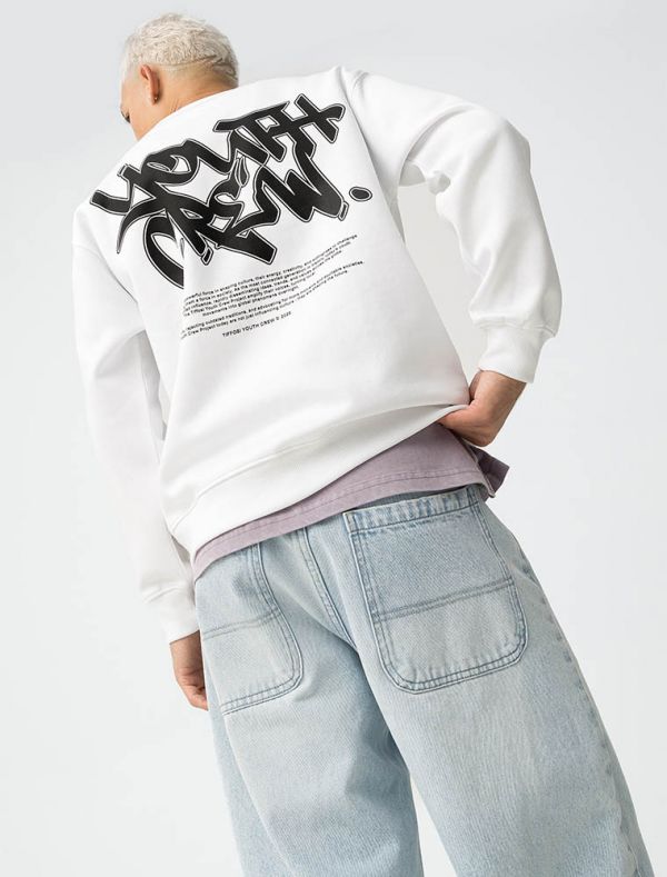 Maglia in felpa Tiffosi - bianco