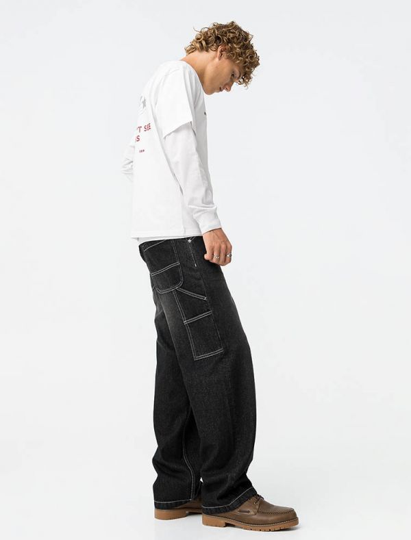 Pantalone jeans Tiffosi - grigio nero