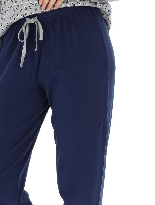 Pigiama lungo Lovable - grigio