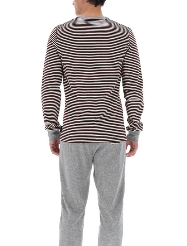 Pigiama lungo Lvb Man - bordeaux