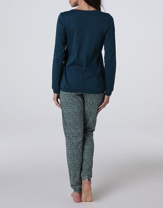 Pigiama lungo Lovable - ottanio