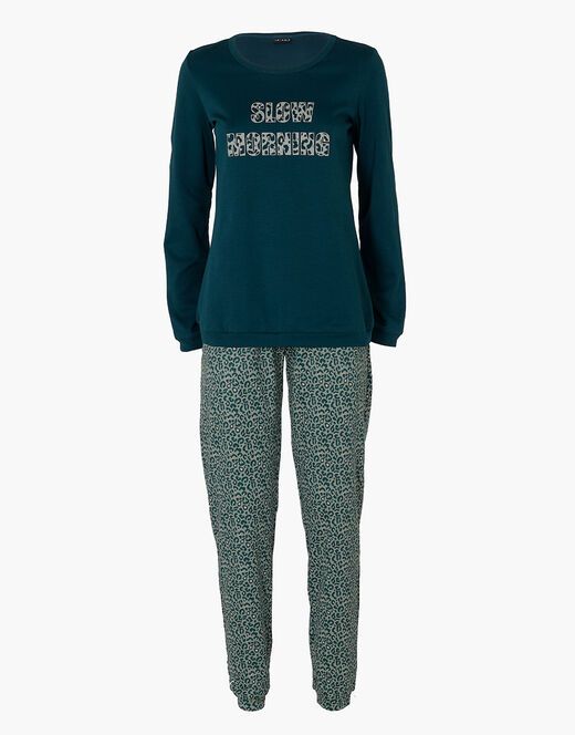 Pigiama lungo Lovable - ottanio