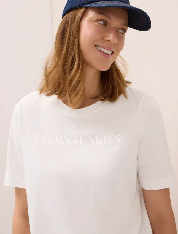 T-shirt a manica corta - bianco