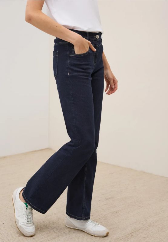 Pantalone jeans curvy. vestibilità sl... - blu scuro