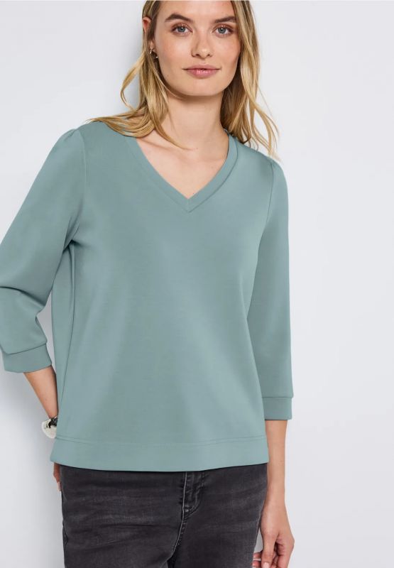 Maglia in felpa Street One - verde acqua