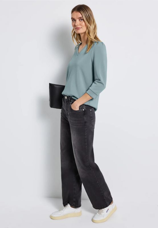 Maglia in felpa Street One - verde acqua