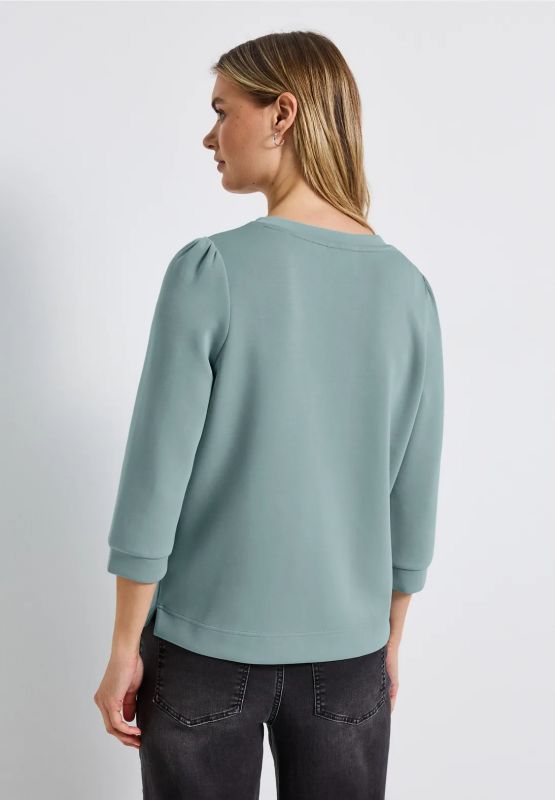 Maglia in felpa Street One - verde acqua