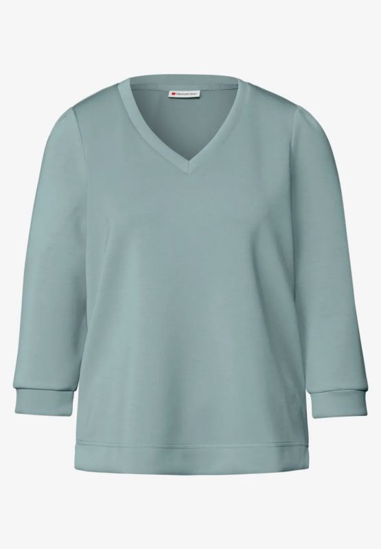 Maglia in felpa Street One - verde acqua