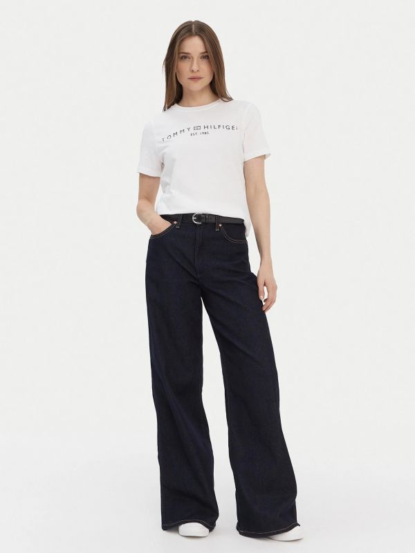 T-shirt manica corta Tommy Hilfiger - bianco