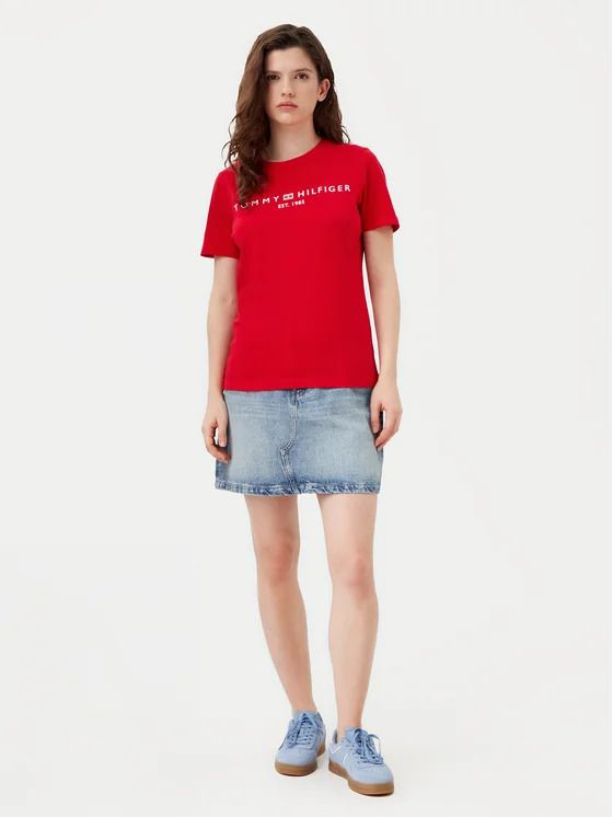 T-shirt manica corta Tommy Hilfiger - red