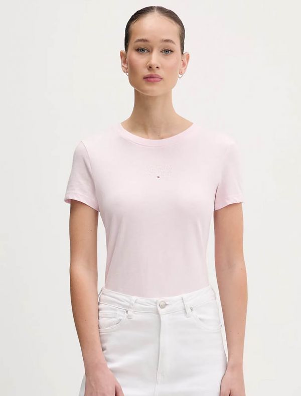 T-shirt manica corta Tommy Jeans - pink