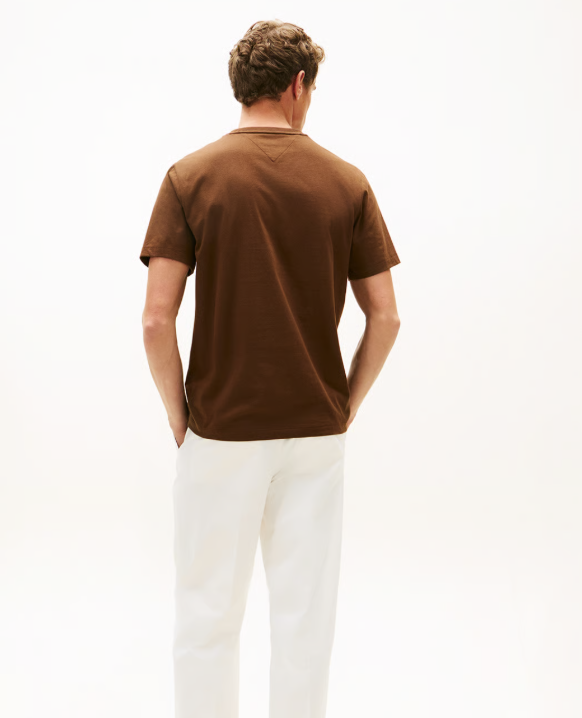 T-shirt manica corta Tommy Hilfiger - brown