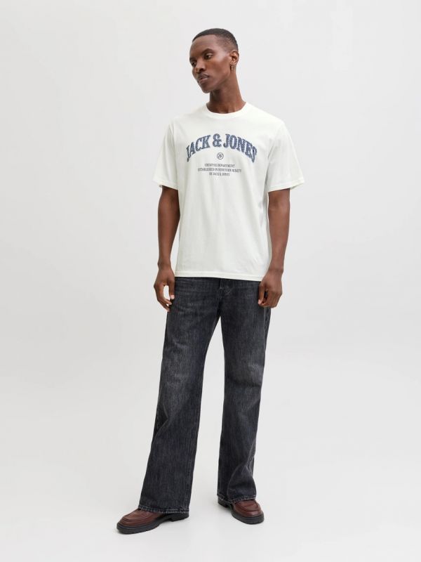 T-shirt manica corta Jack & Jones - bianco