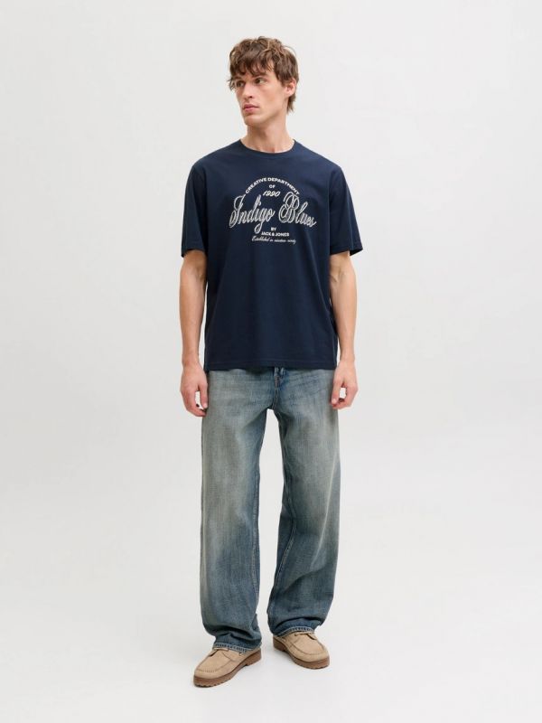 T-shirt manica corta Jack & Jones - blu navy