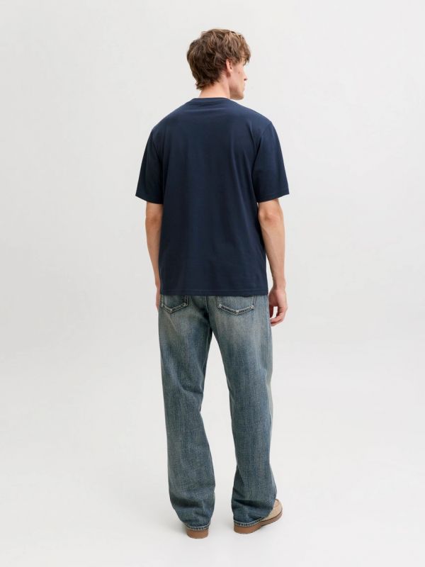 T-shirt manica corta Jack & Jones - blu navy