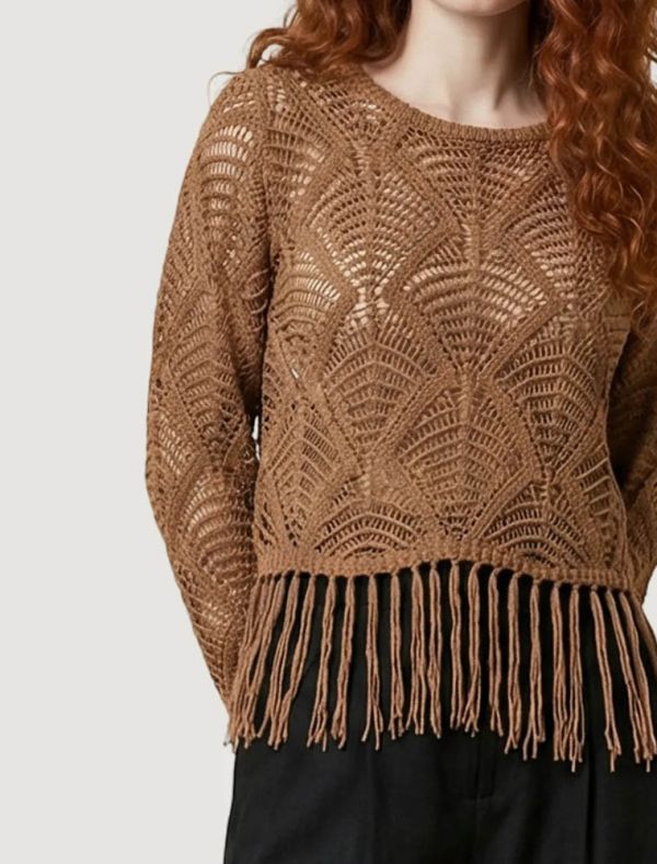 Maglia manica lunga Only - marrone