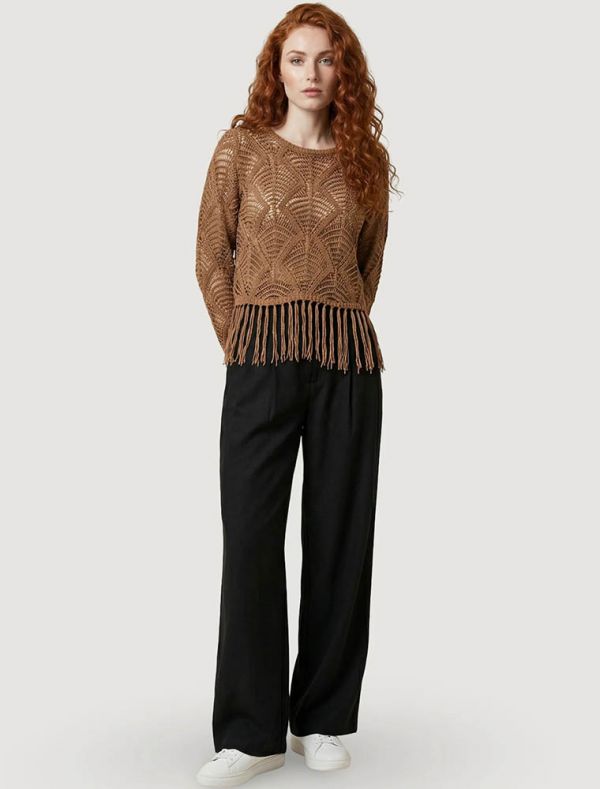 Maglia manica lunga Only - marrone