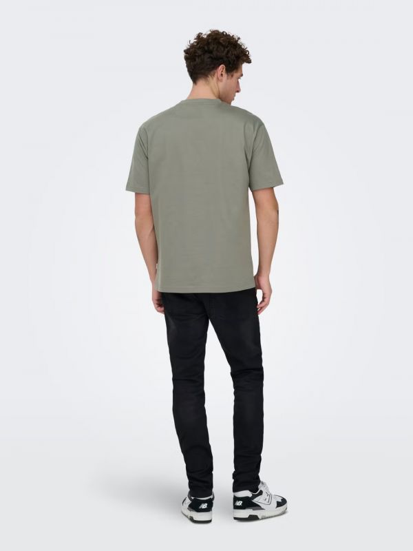 T-shirt manica corta Only & Sons - gray