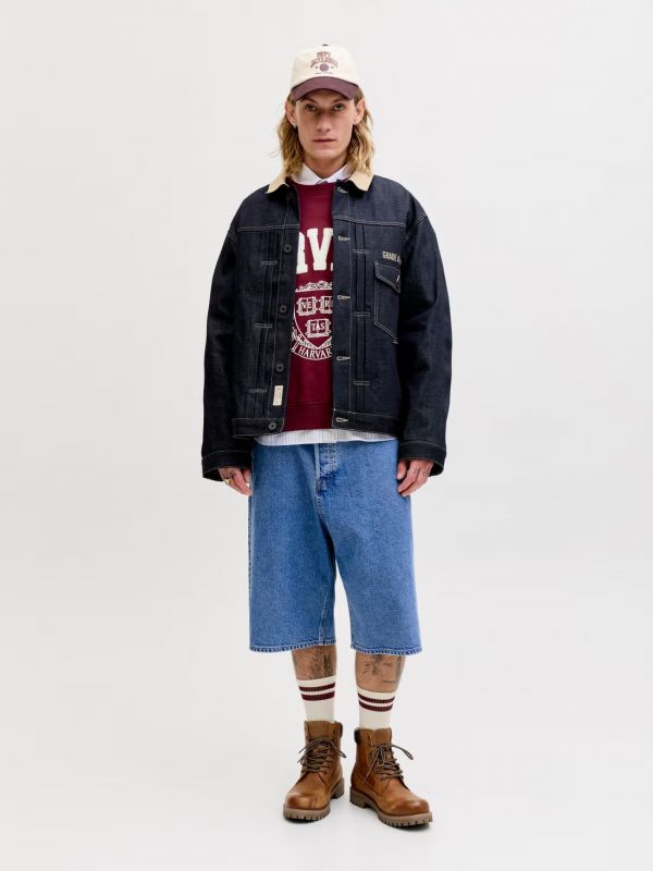 Bermuda jeans Jack & Jones - blu denim