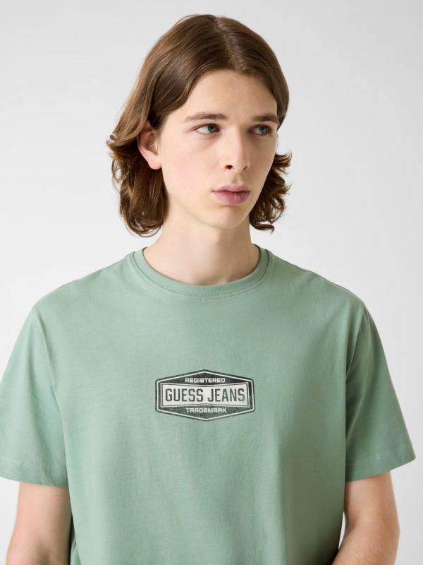 T-shirt manica corta Guess Jeans - salvia