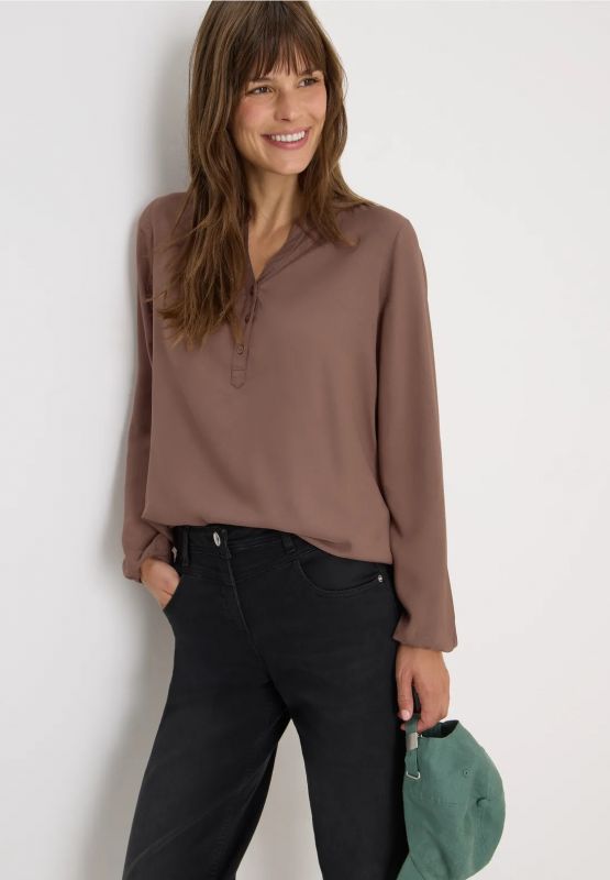 Camicia manica lunga curvy. scollo a ... - cacao