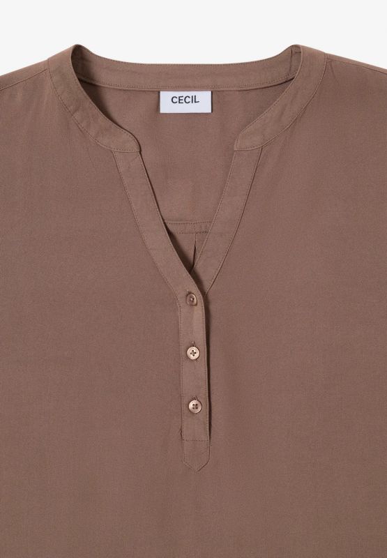 Camicia manica lunga curvy. scollo a ... - cacao
