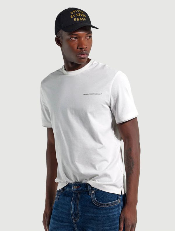 T-shirt manica corta Gas - white
